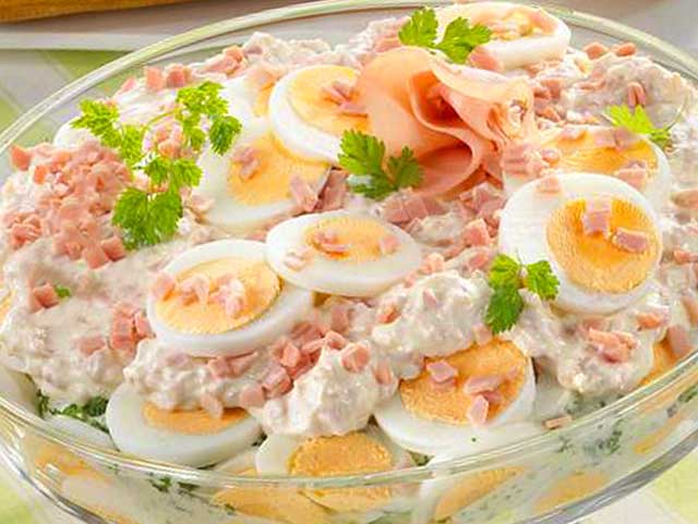 Eier-SchichtSalat Rezept