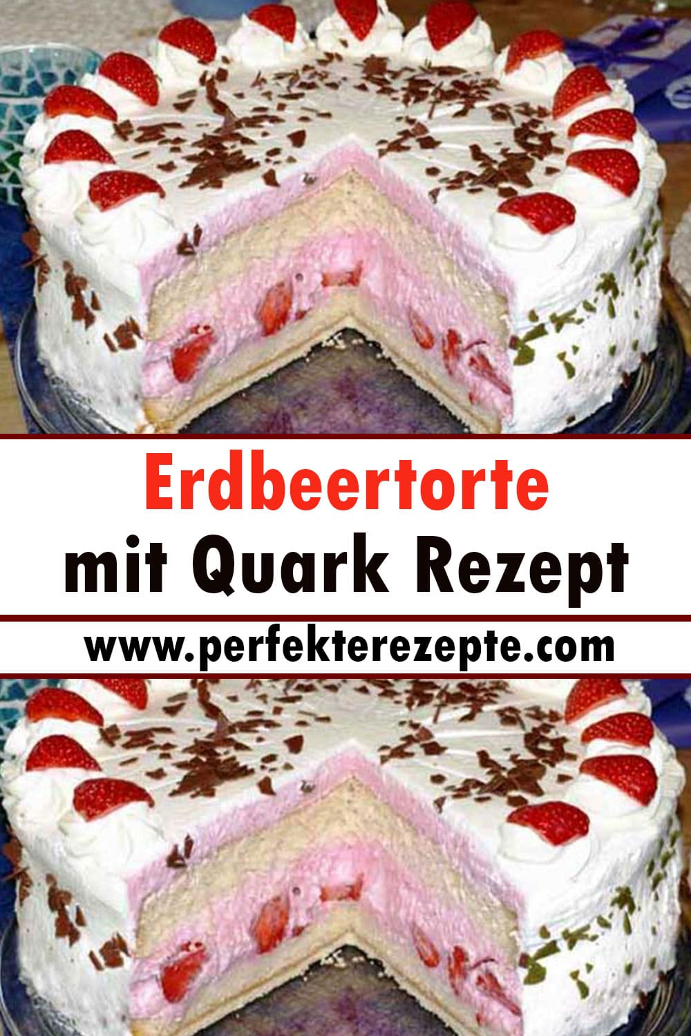 Erdbeertorte mit Quark Rezept