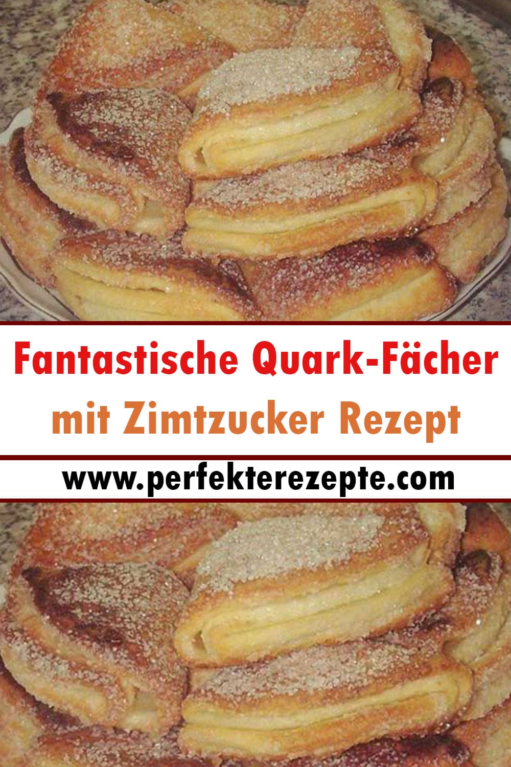 Fantastische Quark-Fächer mit Zimtzucker Rezept