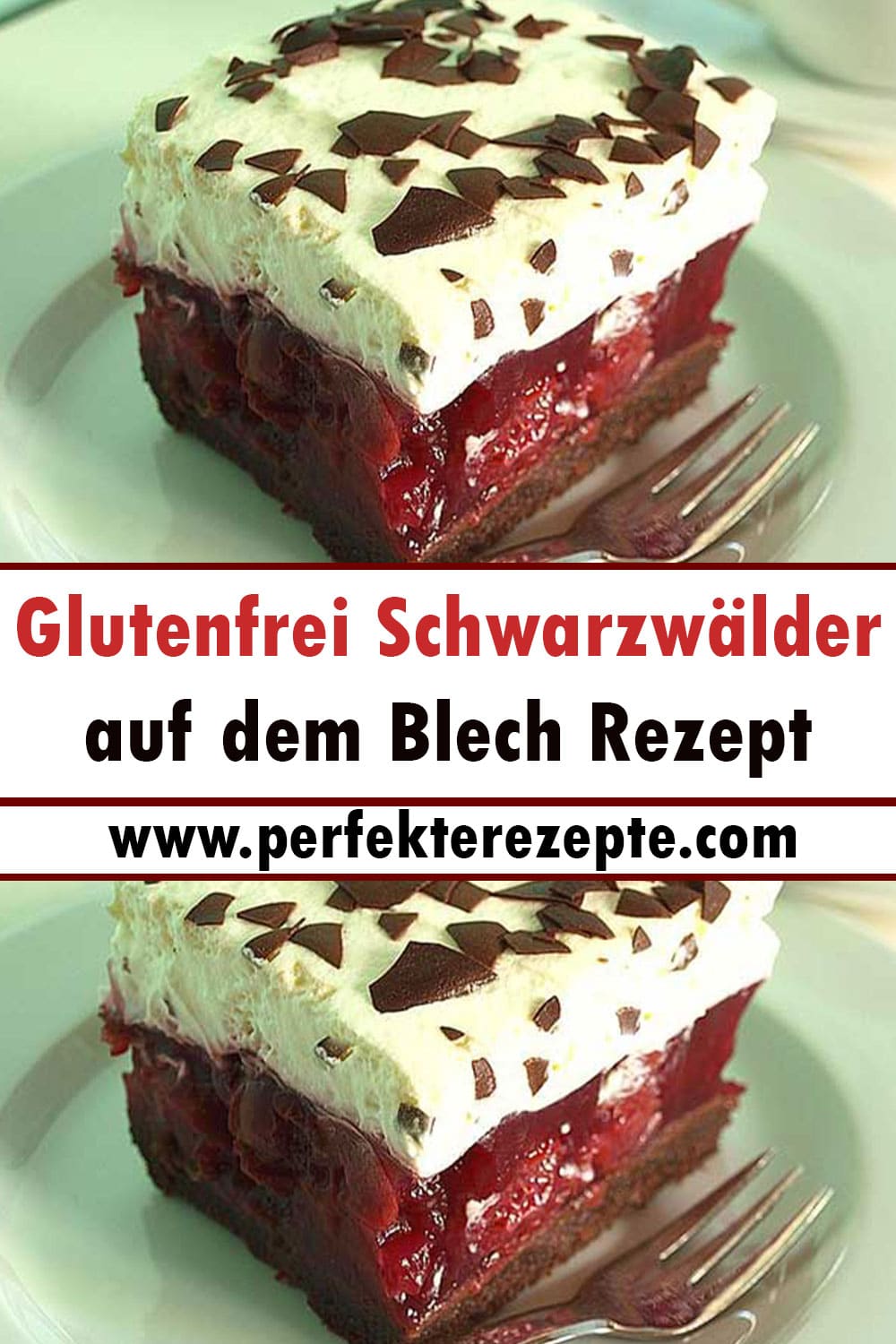 Glutenfrei Schwarzwälder auf dem Blech Rezept