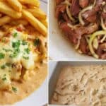 Gyros überbacken in Metaxasauce Rezept zum Abendessen!
