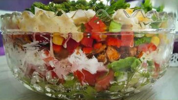 Gyrosschichtsalat Rezept, Der Beste Salat Überhaupt!