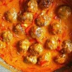 Hackbällchen in Paprika-Sahne-Sauce Rezept