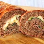 Hackfleisch-Bacon-Käse-Rolle Rezept