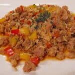 Hackfleischpfanne mit Paprika und Reis Rezept Ein Tolles Gericht!