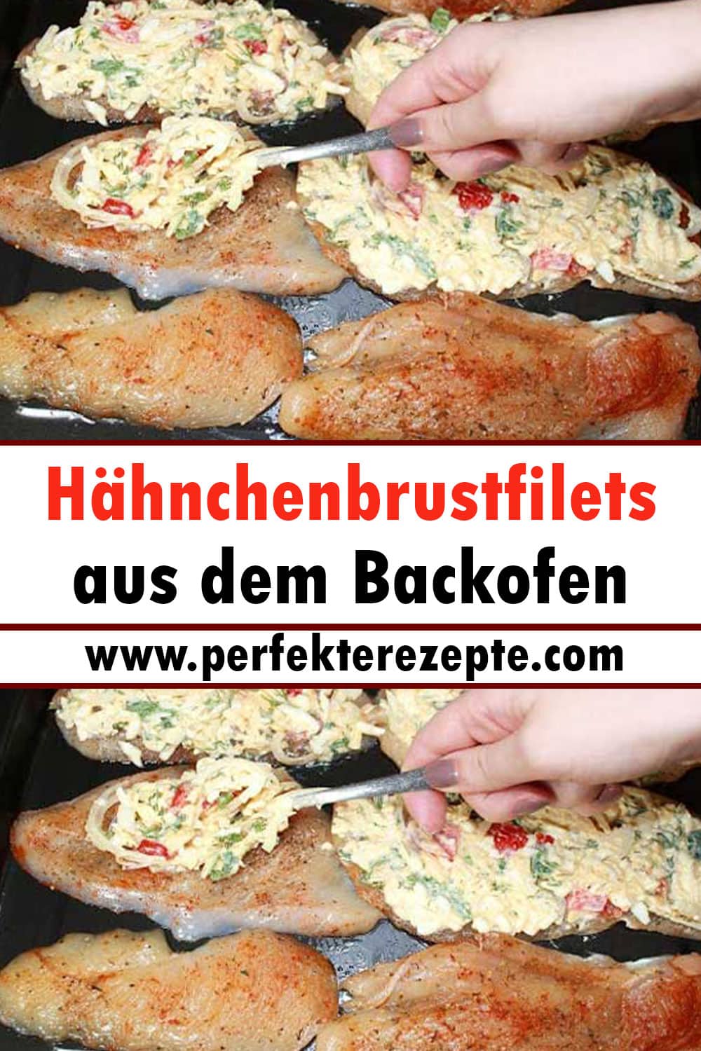 Hähnchenbrustfilets aus dem Backofen Rezept