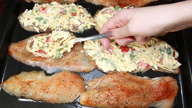 Hähnchenbrustfilets aus dem Backofen Rezept