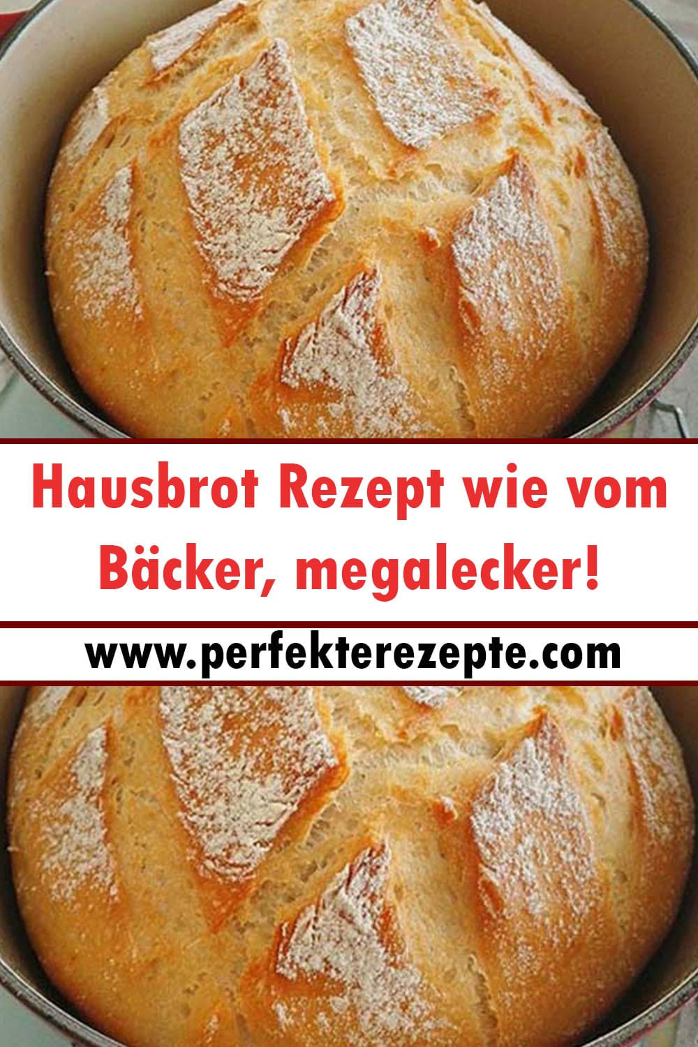 Hausbrot Rezept wie vom Bäcker, megalecker!