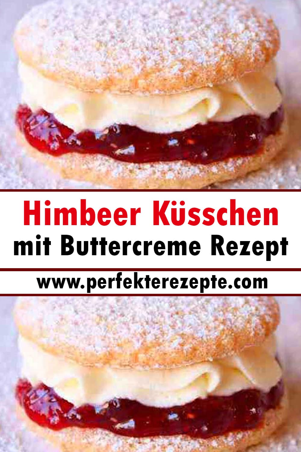 Himbeer Küsschen mit Buttercreme Rezept