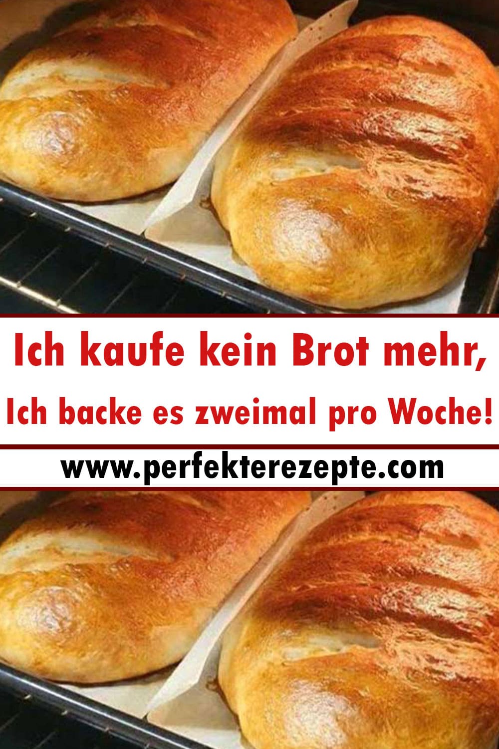 Ich kaufe kein Brot mehr, Ich backe es zweimal pro Woche!