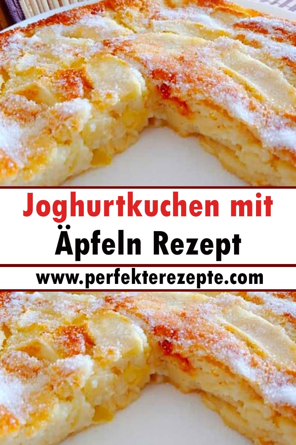 Joghurtkuchen mit Äpfeln Rezept so köstlich, dass er auf der Zunge schmilzt!