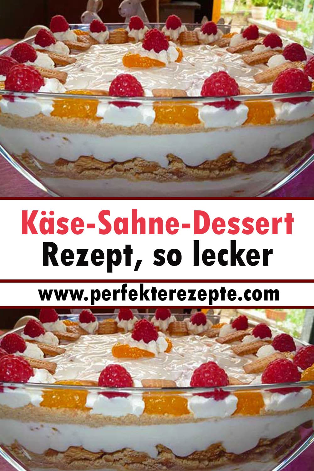 Käse-Sahne-Dessert Rezept, und das riecht so lecker