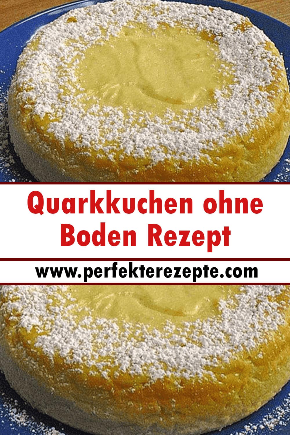 Quarkkuchen ohne Boden Rezept