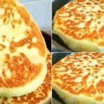 Mit Käse gefüllte Langos Rezept: kein Hefeteig, in nur 10 Minuten fertig