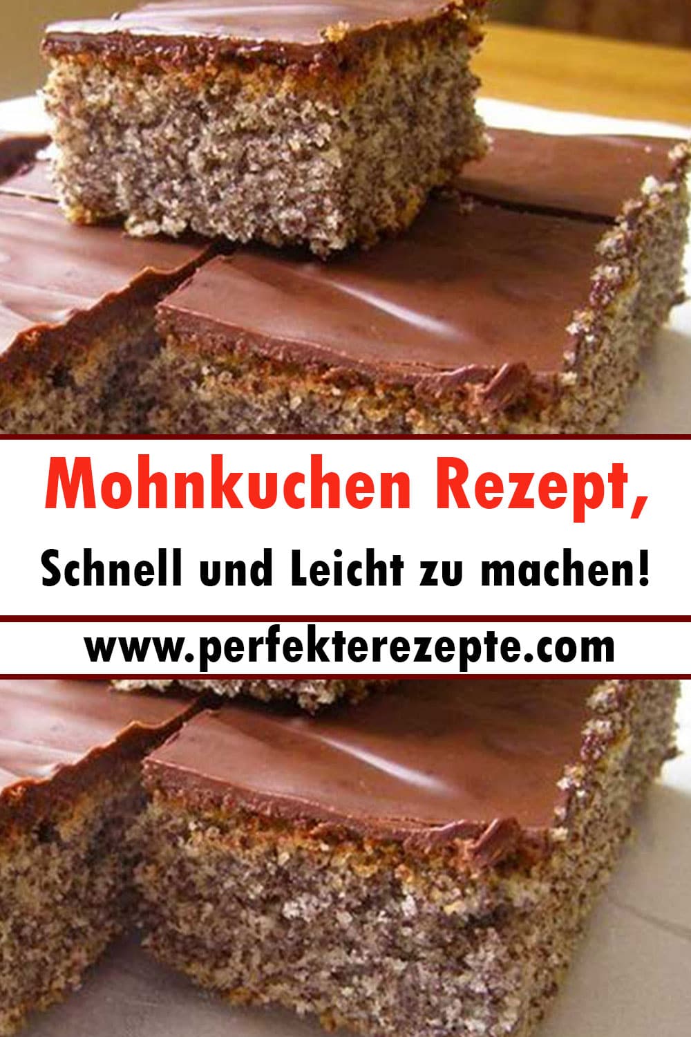 Mohnkuchen Rezept, schnell und leicht zu machen!