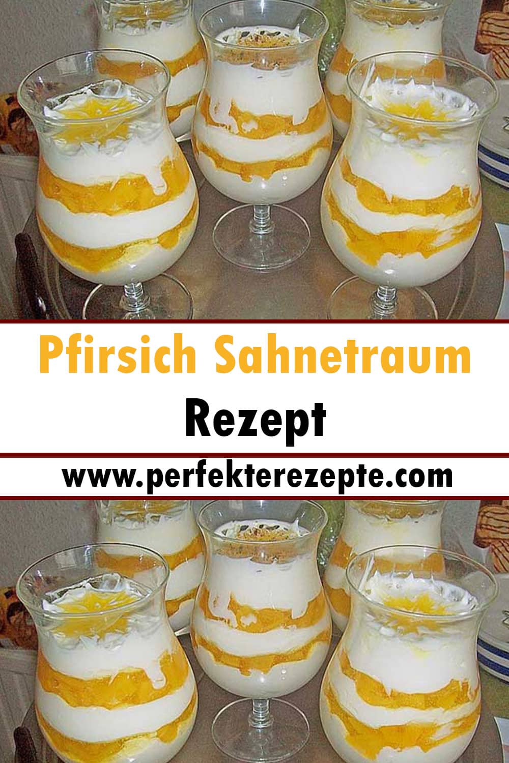 Pfirsich Sahnetraum Rezept