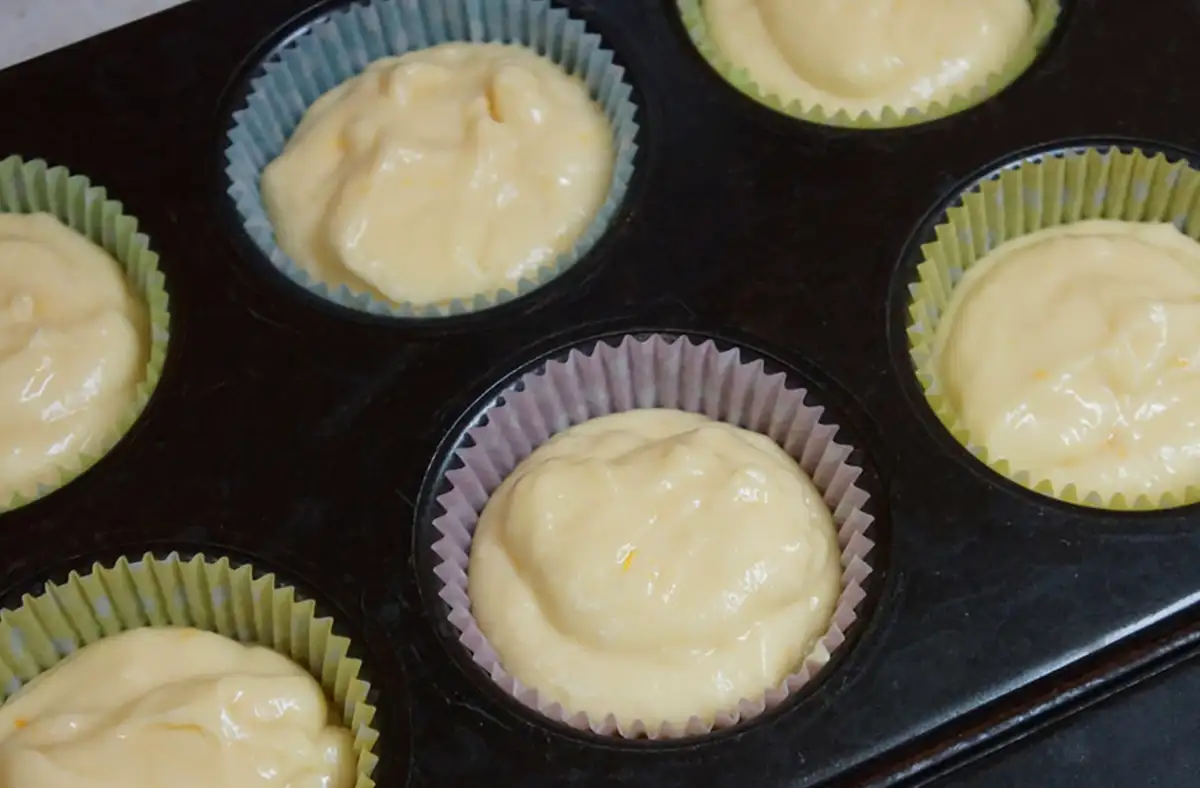 Quark Muffins mit Vanillepudding Rezept 
