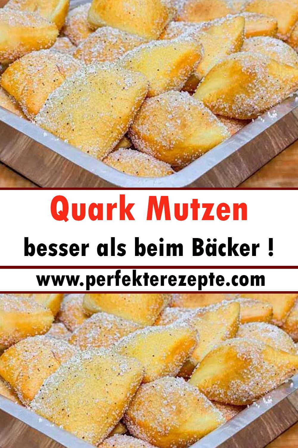 Quark Mutzen Rezept, besser als beim Bäcker !