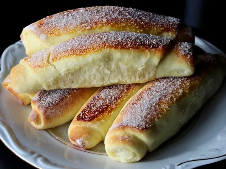 Rollen gefullt mit Vanillecreme Rezept, ein Traum !