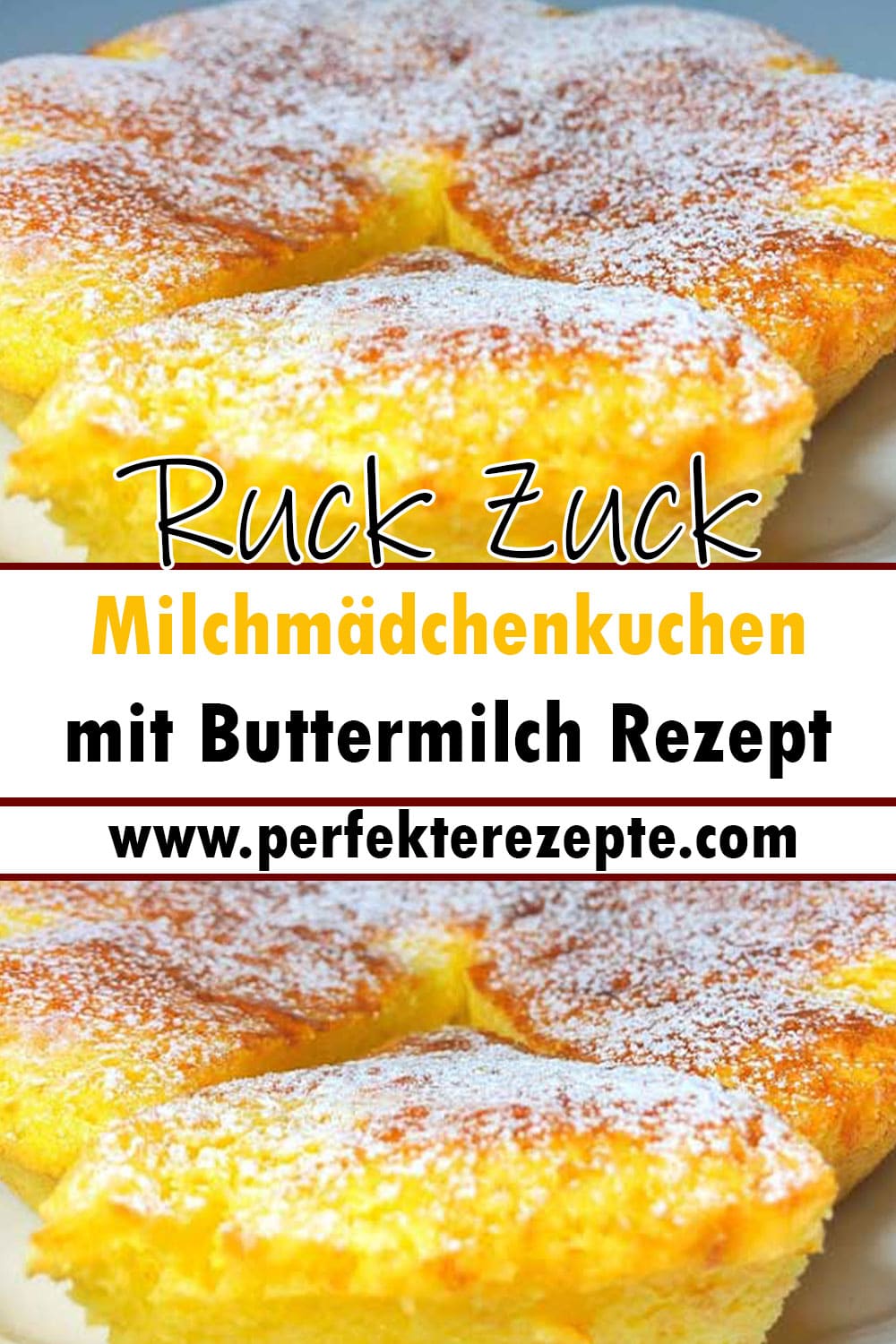 Ruck Zuck Milchmädchenkuchen mit Buttermilch Rezept