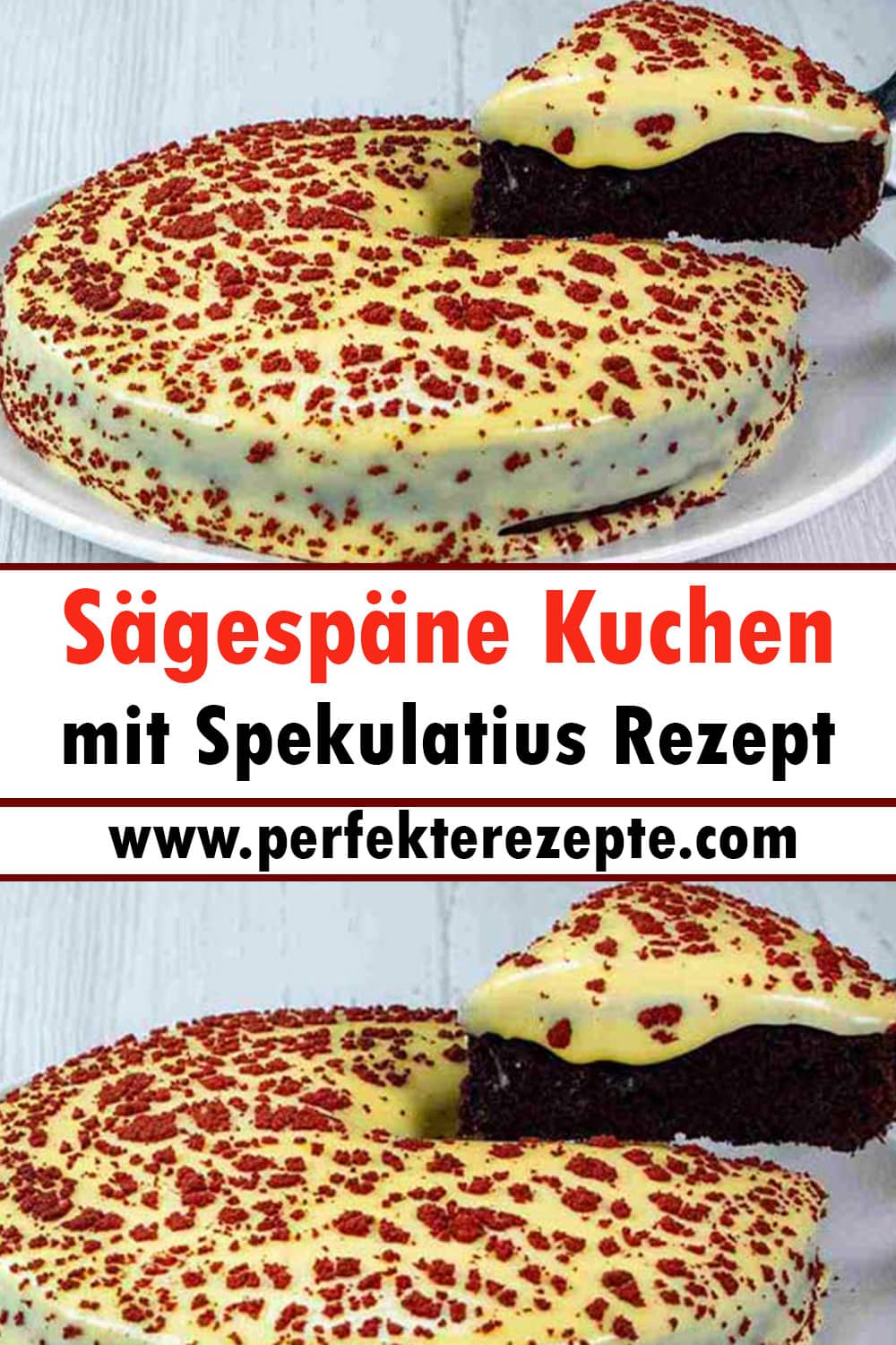 Sägespäne Kuchen mit Spekulatius Rezept