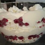 Schneesturm Dessert mit Himbeeren Rezept