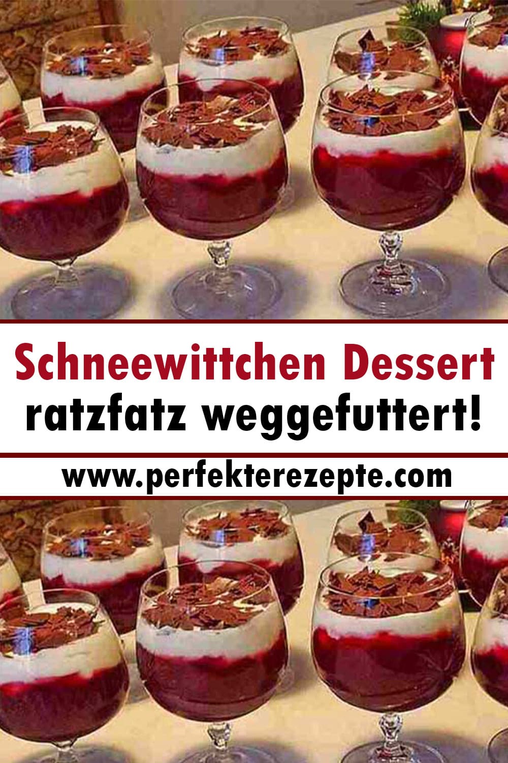 Schneewittchen Dessert Rezept ratzfatz weggefuttert!