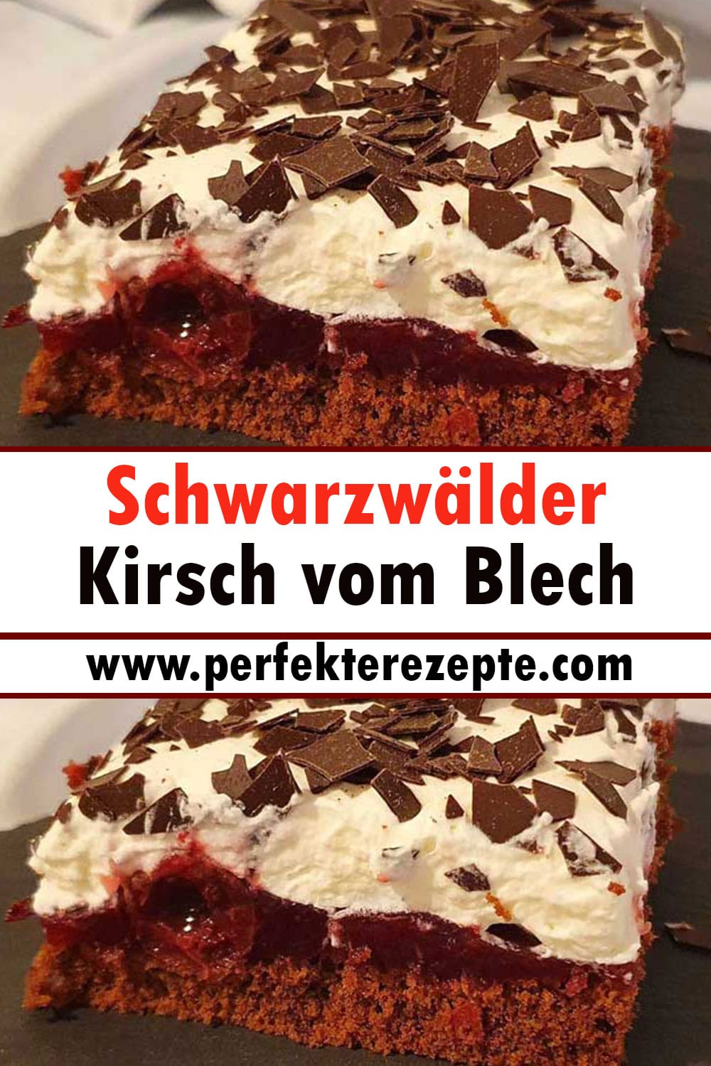 Schwarzwälder Kirsch vom Blech Rezept