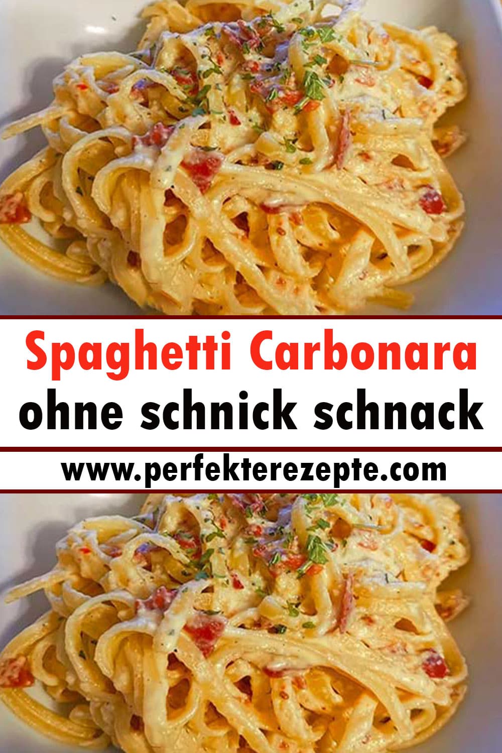 Spaghetti Carbonara Rezept ohne schnick schnack, das beste Rezept!