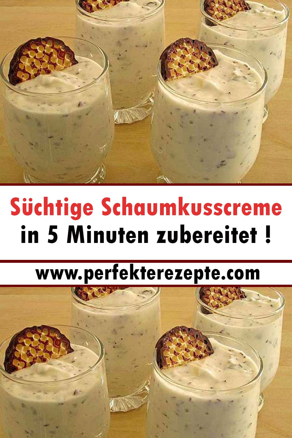 Süchtige Schaumkusscreme Rezept in 5 Minuten zubereitet !