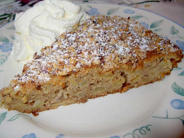 Apfel Zimt Nuss Kuchen Rezept