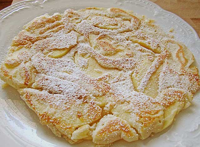 Apfel Zimt Pfannkuchen Rezept