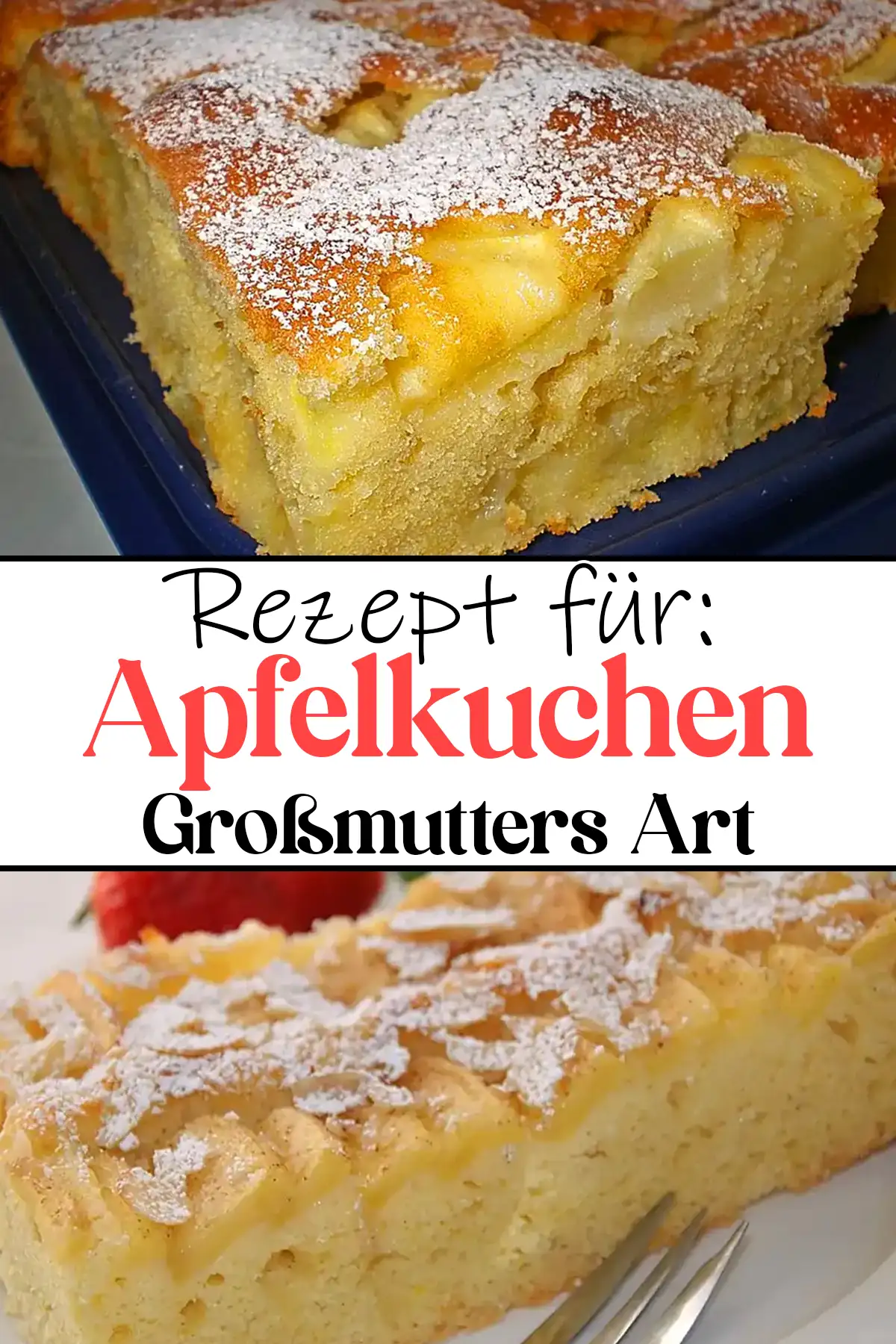 Apfelkuchen Großmutters Art Rezept