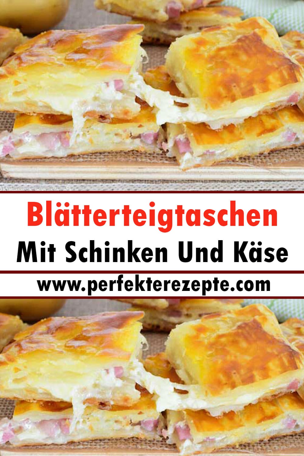 Blätterteigtaschen Mit Schinken Und Käse Rezept