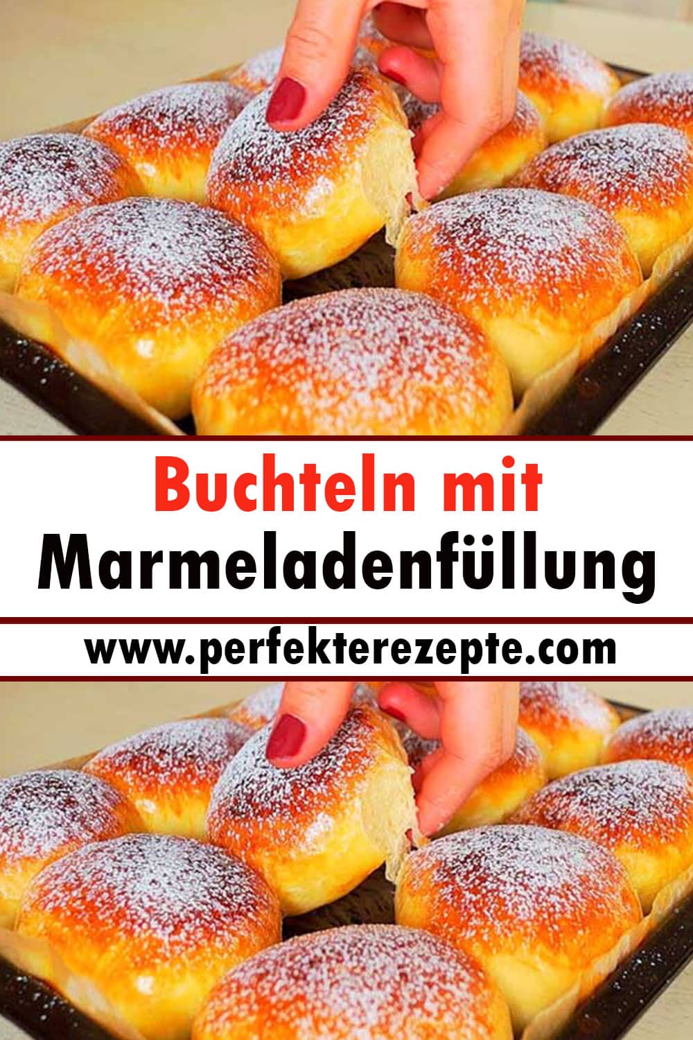 Buchteln mit Marmeladenfüllung Rezept