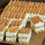 Butterkeks Kuchen Mit Vanillecreme Rezept, Ohne Backen!