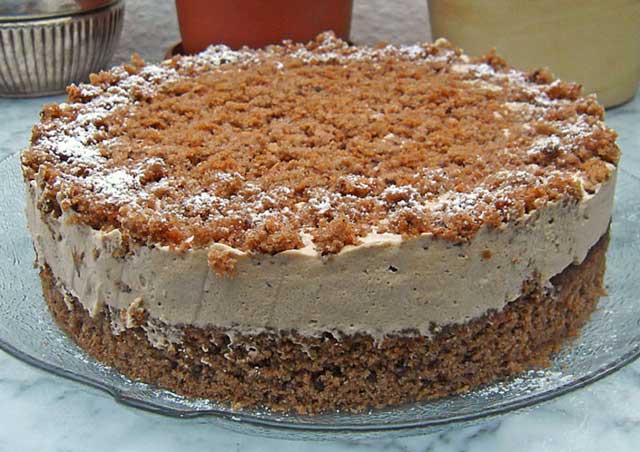 Cappuccino Krümeltorte Rezept