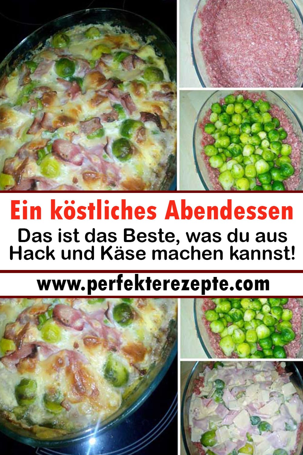 Das ist das Beste, was du aus Hack und Käse machen kannst! Ein köstliches Abendessen Rezept