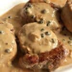 Filetpfännchen mit Frischkäse Senfsauce Rezept