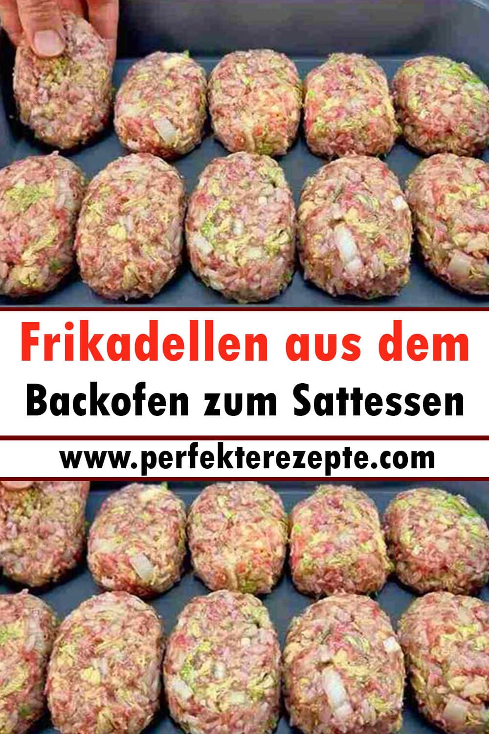 Frikadellen aus dem Backofen Rezept zum Sattessen