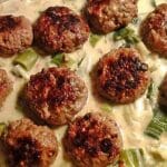 Frikadellen in Gemüse-Sahne-Sauce Rezept