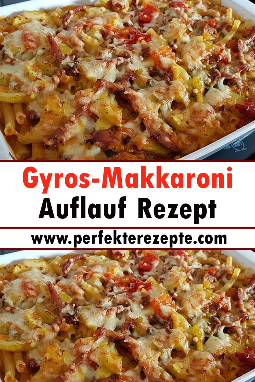 Gyros-Makkaroni-Auflauf Rezept