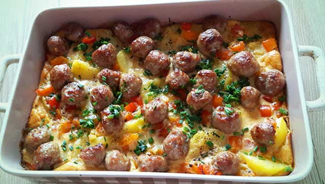 Kartoffel Bratwurst Auflauf Rezept