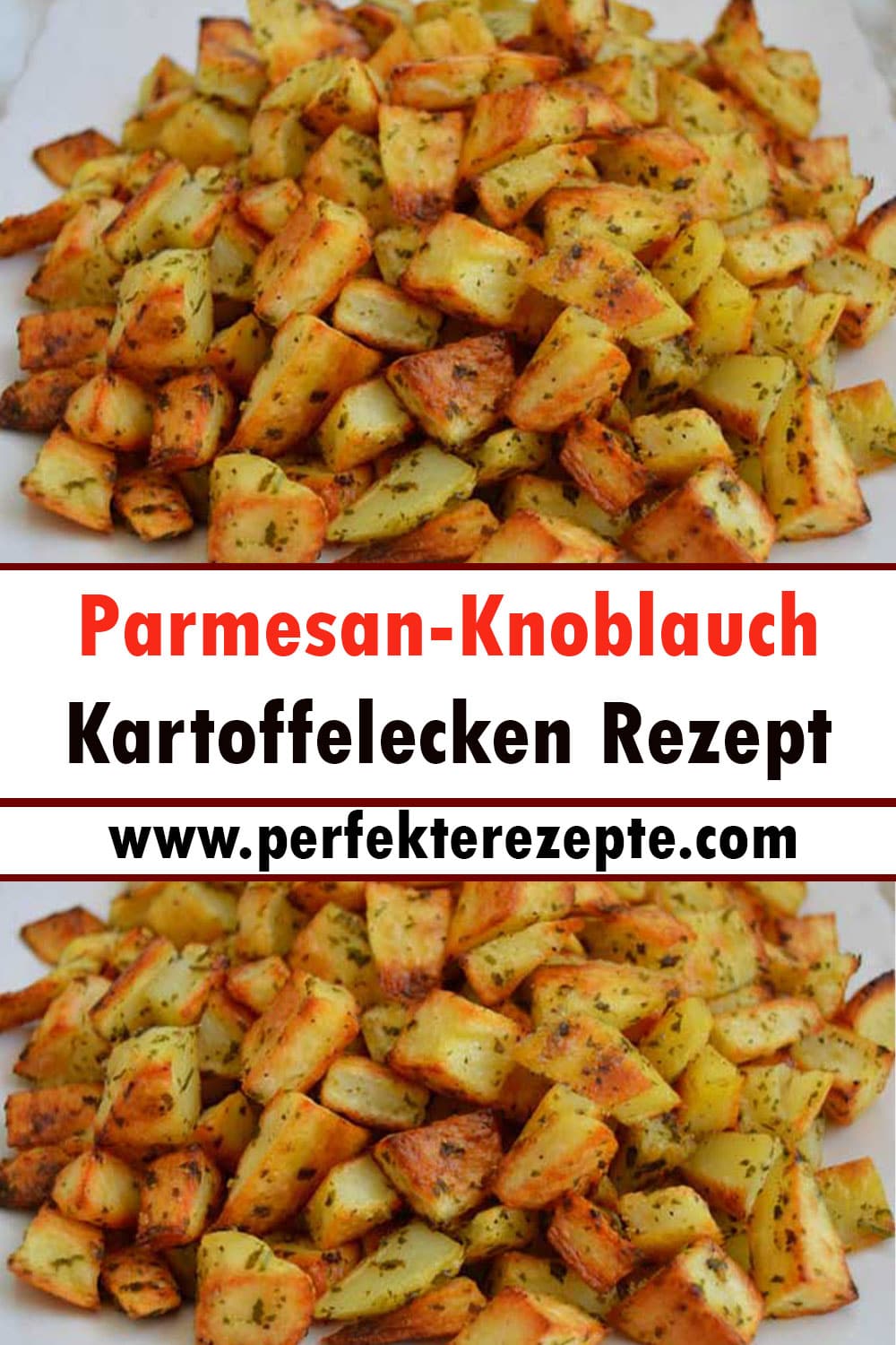 Parmesan-Knoblauch-Kartoffelecken Rezept oder leckerer Snack
