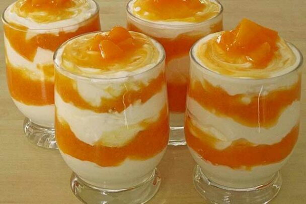 Pfirsich-Sahnetraum Rezept - Schnelle und Einfache Rezepte