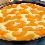 Schneller Quarkkuchen ohne Boden mit Mandarinen - käsekuchen