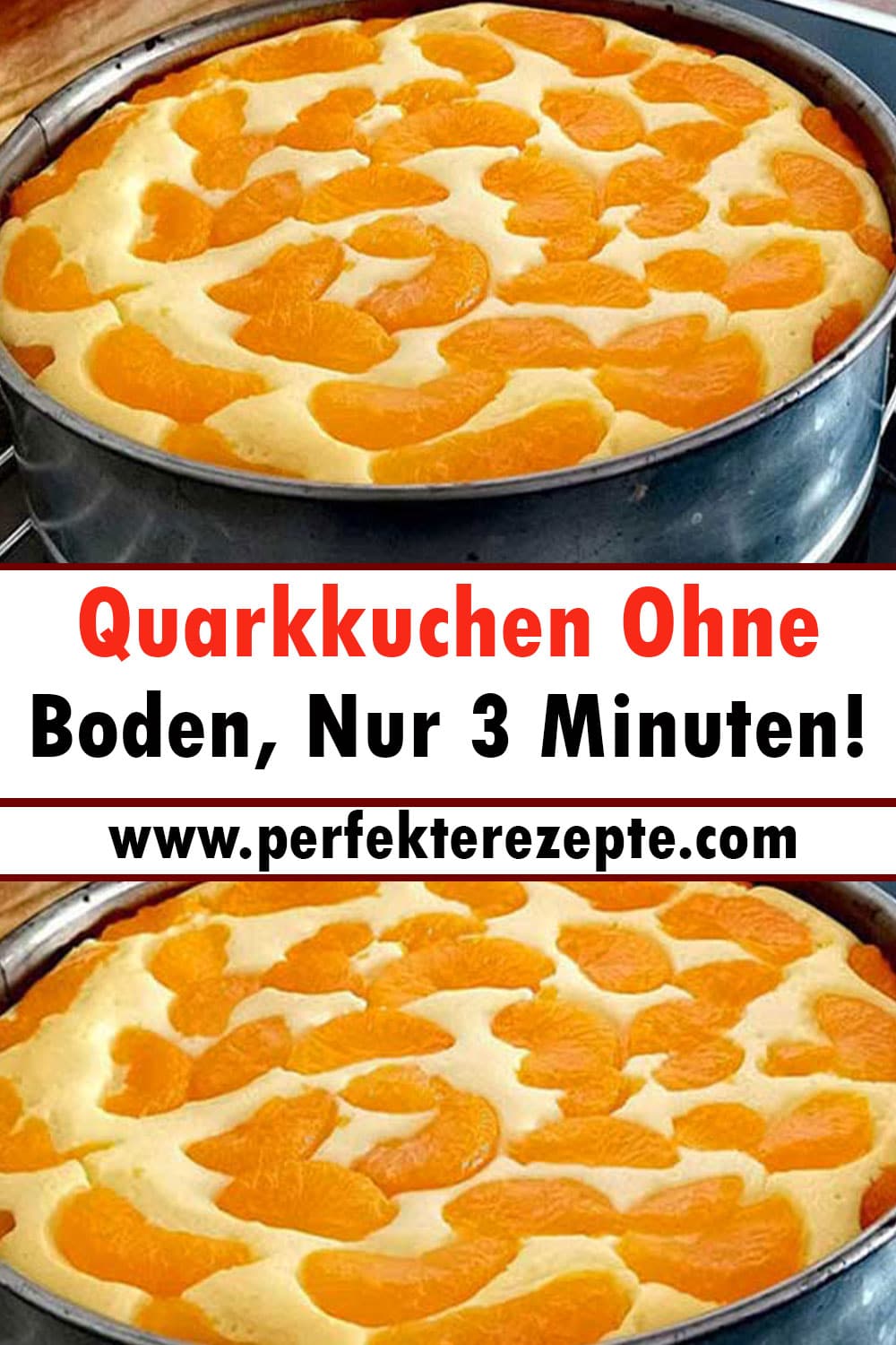 Quarkkuchen Ohne Boden Rezept, Nur 3 Minuten!