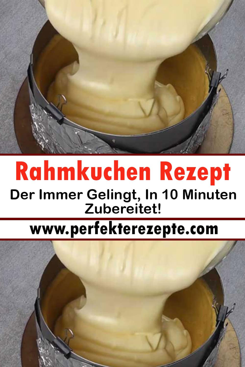 Rahmkuchen Rezept Der Immer Gelingt, In 10 Minuten Zubereitet!