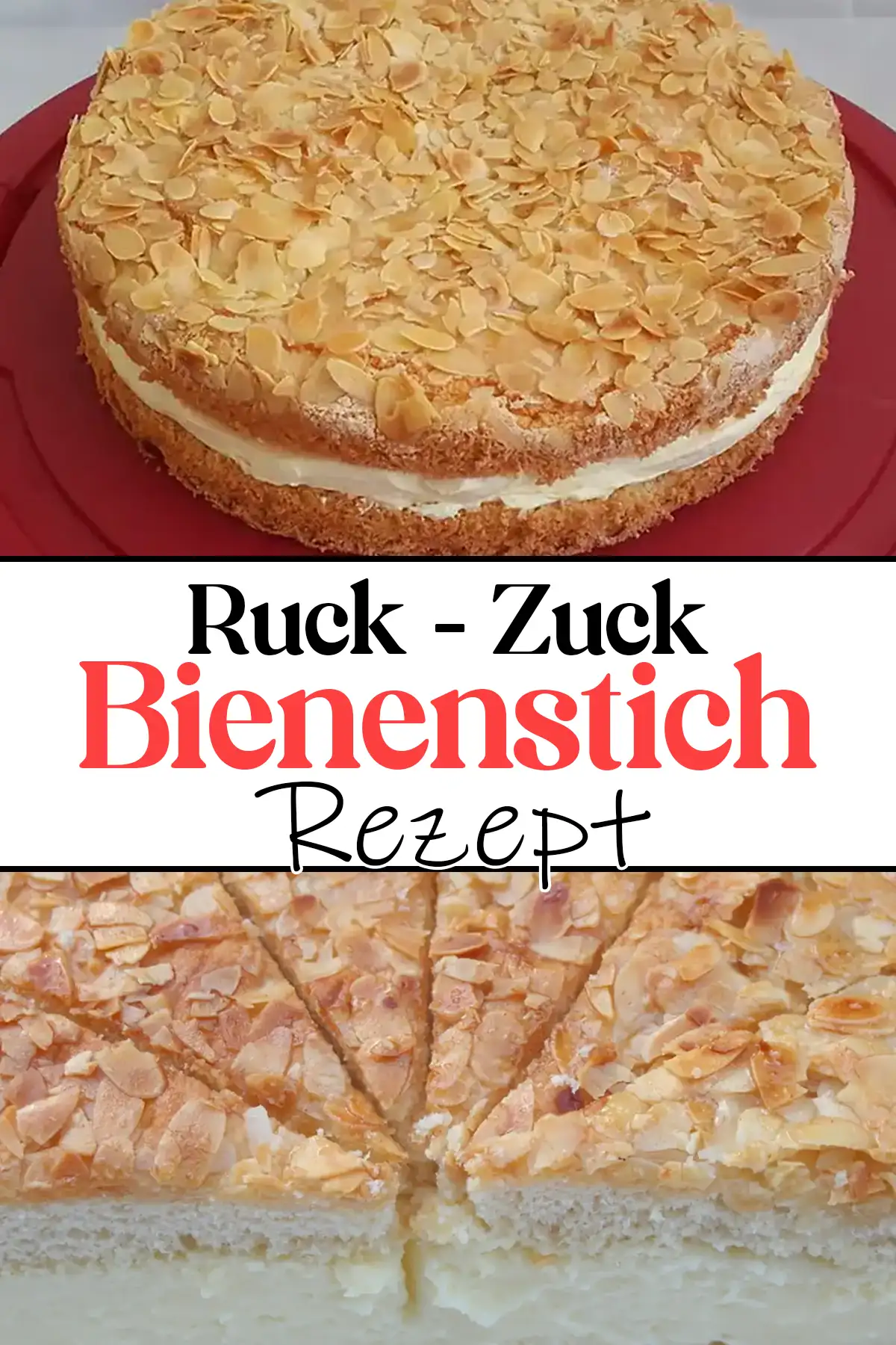 Ruck - Zuck Bienenstich Rezept
