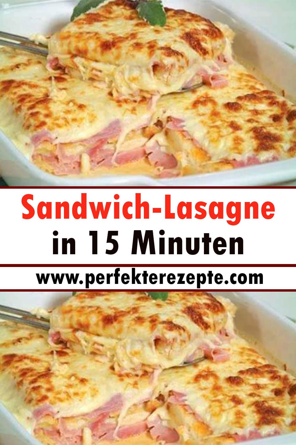Sandwich-Lasagne Rezept in 15 Minuten